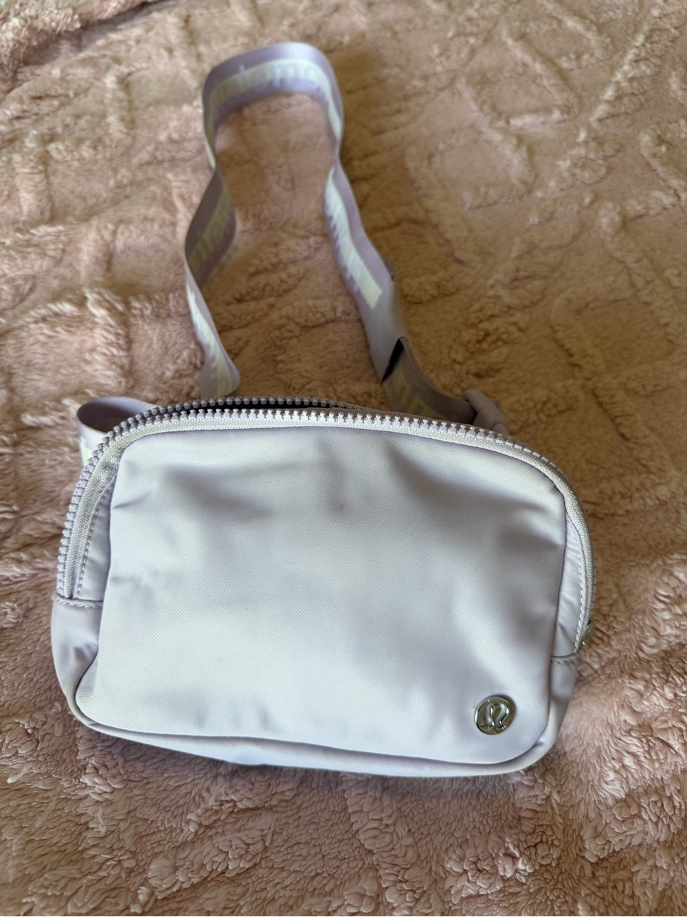 Lululemon athletica Light Lavender Crossbody Bag with Branded Strap